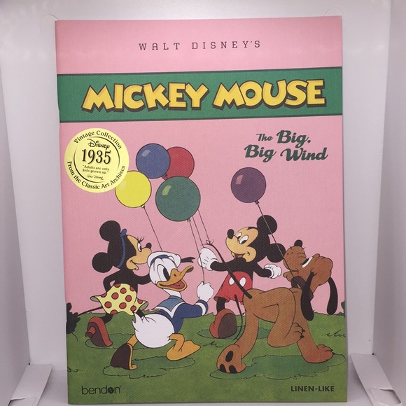 Walt Disney’s Mickey Mouse The Big, Big Wind Vintage Collection 1935 Book New - Picture 1 of 14